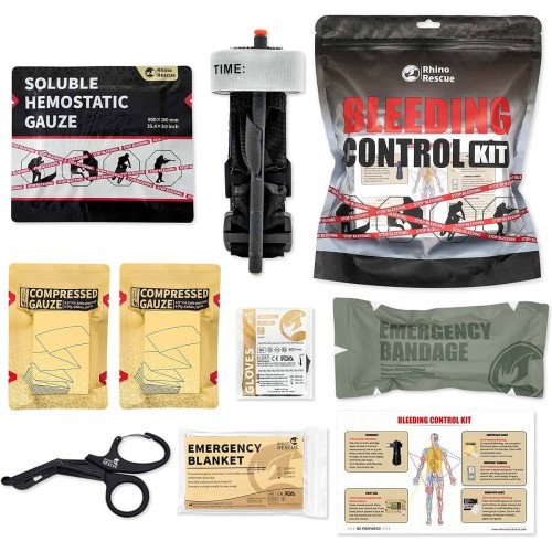 Комплект для остановки кровотечений «Bleeding Control Kit» Rhino Rescue в Миассе