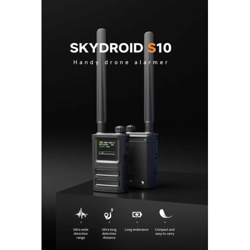 Детектор-обнаружитель дронов SKYDROID S-10 / «СОКОЛ 10» в Миассе портативный всенаправленный