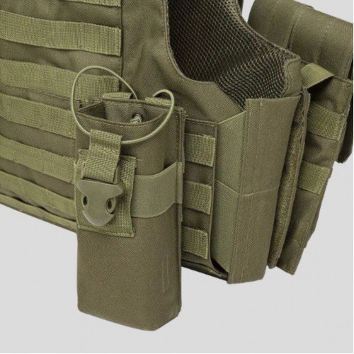 Тактический разгрузочный жилет «5 / пять карманов» с подсумками Tactical Molle Plate Carrier для съемных бронепластин в Миассе